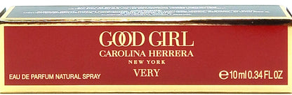CAROLINA HERRERA VERY GOOD GIRL EDP SPRAY PEN WOMEN 0.34 Oz / 10 ml TRAVEL SIZE!