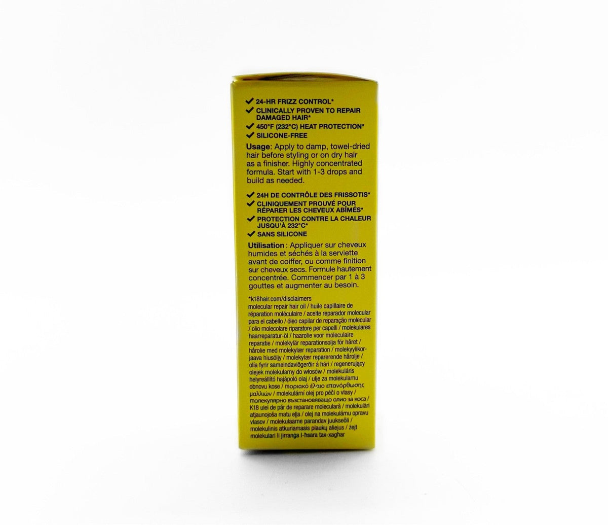 K 18 Biomimetic Hairscience Molecular Repair Hair Oil 30 ml 1 oz