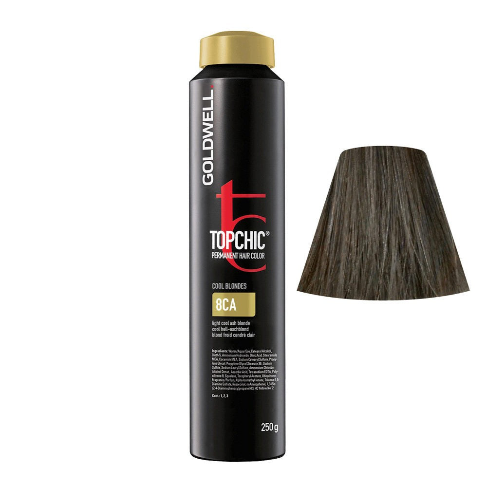 Goldwell Topchic Hair Color Coloration (Can) 8CA Cool Ash 8.6 oz