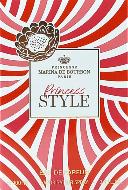 MARINA DE BOURBON PRINCESS STYLE EAU DE PARFUM SPRAY FOR WOMEN 3.4 Oz / 100 ml