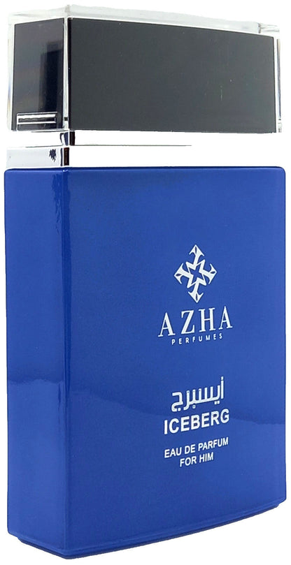 AZHA PERFUMES ICEBERG EAU DE PARFUM SPRAY FOR MEN 3.3 Oz / 100 ml BRAND NEW!!!