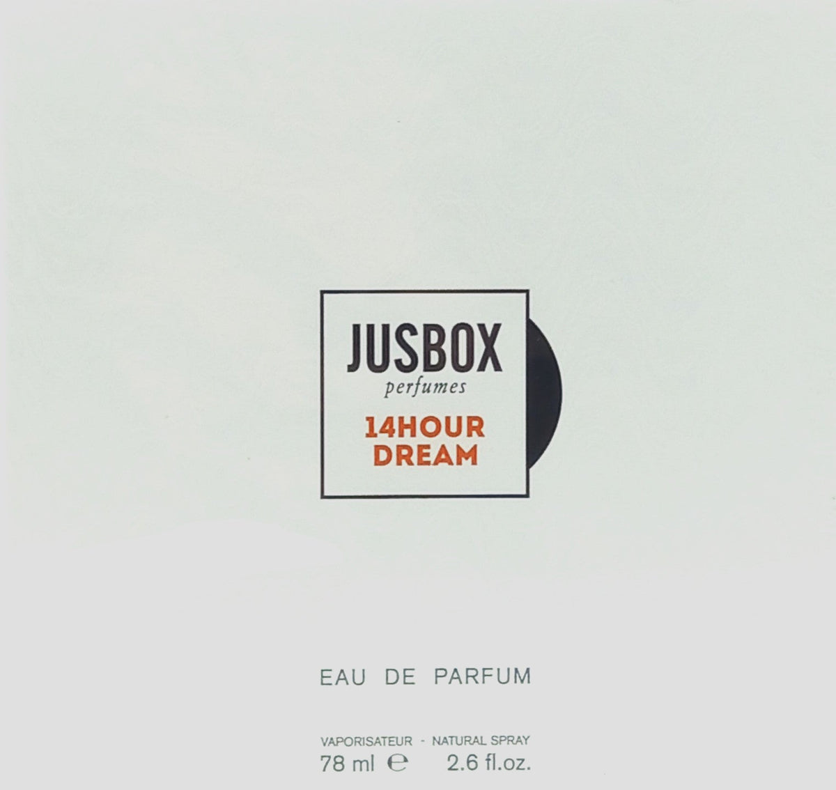 JUSBOX 14HOUR DREAM EAU DE PARFUM SPRAY UNISEX 2.6 Oz / 78 ml BRAND NEW ITEM!!!