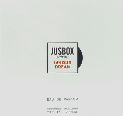 JUSBOX 14HOUR DREAM EAU DE PARFUM SPRAY UNISEX 2.6 Oz / 78 ml BRAND NEW ITEM!!!