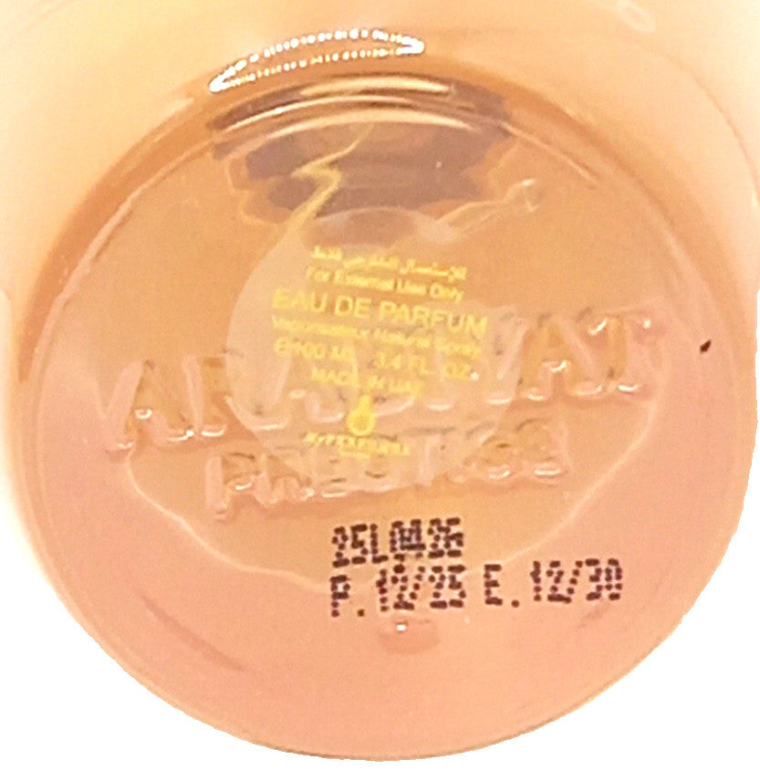 ARABIYAT PRESTIGE MUTHEER ELIXIR EAU DE PARFUM SPRAY FOR WOMEN 3.4 Oz / 100 ml