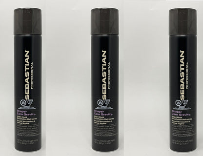 Sebastian Shaper Zero Gravity Lightweight Control Hairspray 10.6 oz Pack of 3