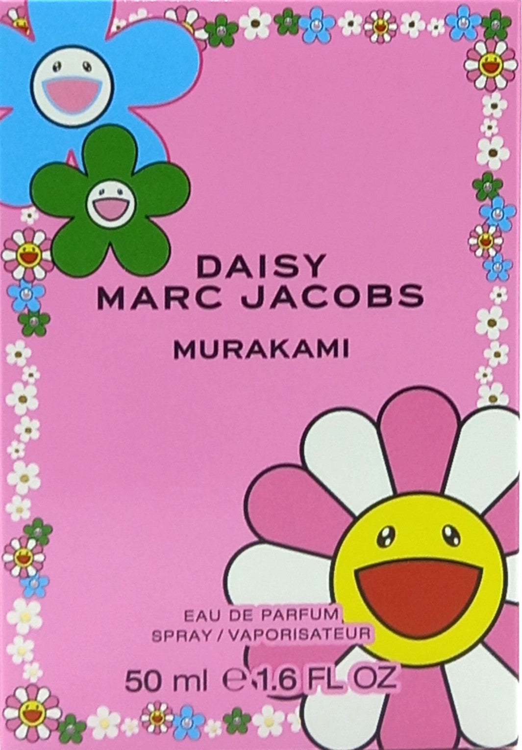MARC JACOBS DAISY MURAKAMI PINK EAU DE PARFUM SPRAY FOR WOMEN 1.6 Oz / 50 ml NEW