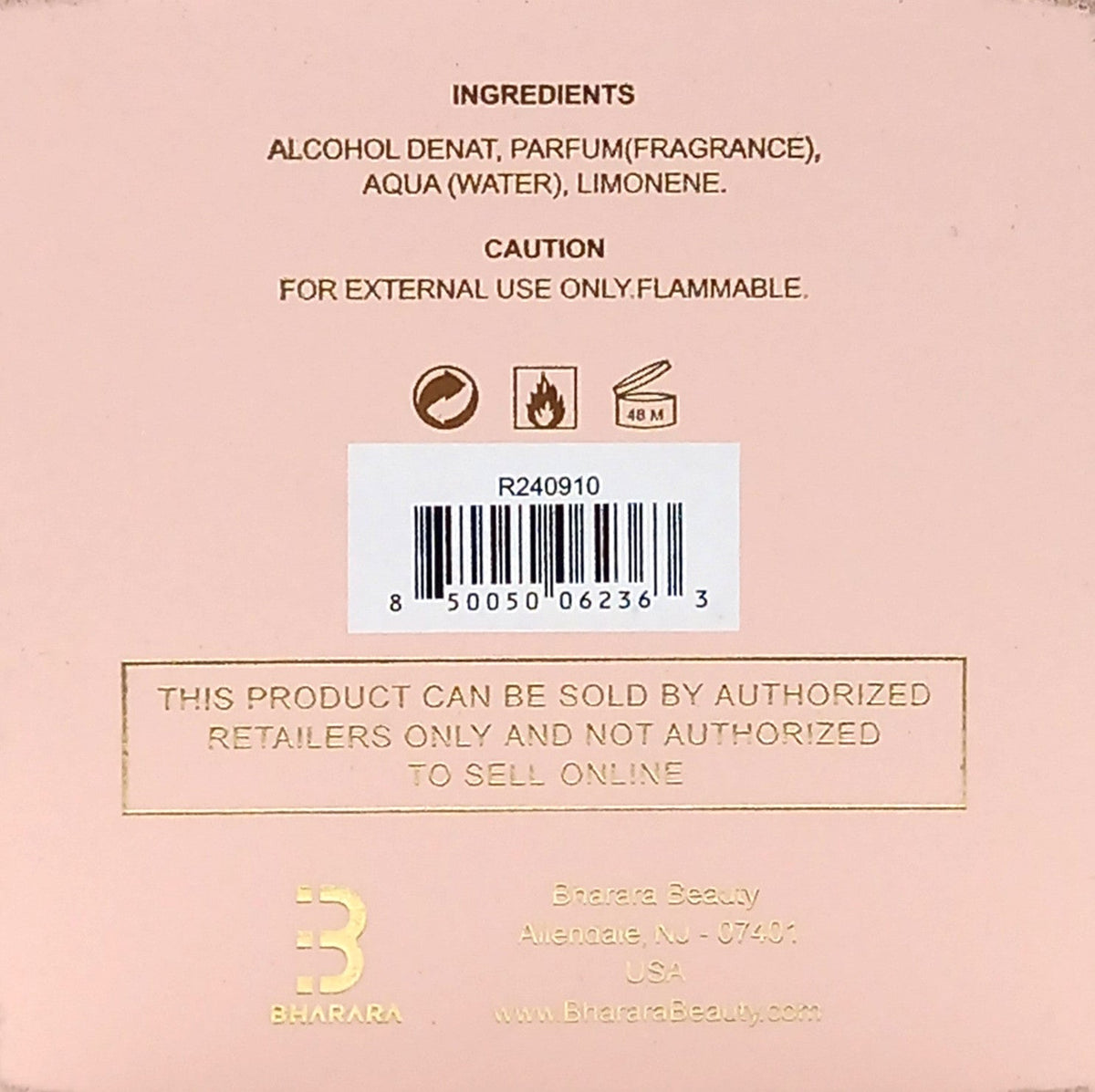 BHARARA ROHIT DELICATE EAU DE PARFUM SPRAY WOMEN 3.4 Oz / 100 ml BRAND NEW ITEM!
