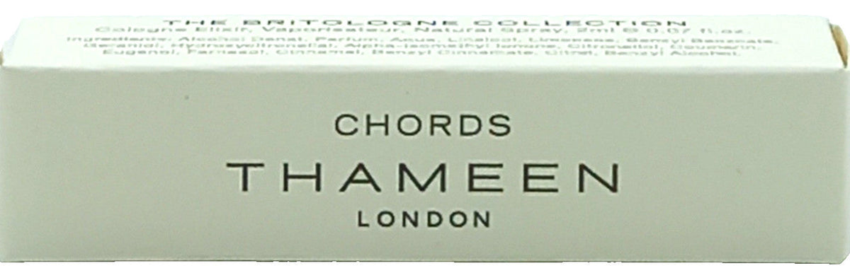 THAMEEN CHORDS COLOGNE ELIXIR VIAL SPRAY UNISEX 0.07 Oz BRAND NEW MINI!!!