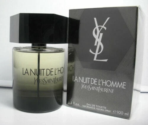 Yves Saint Laurent YSL La Nuit de L'Homme Eau De Toilette spray Men 3.3 oz