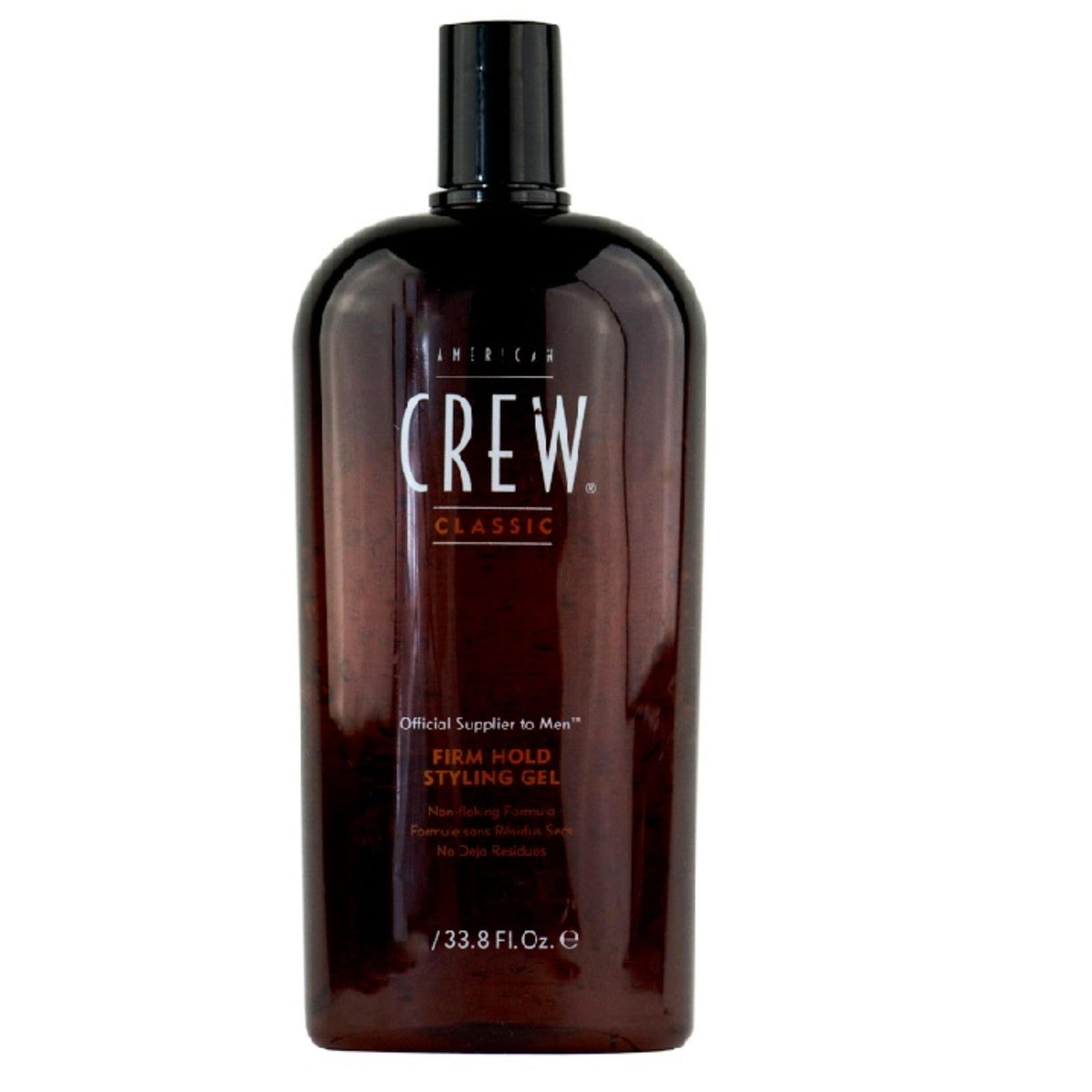 American Crew Men's Hair Gel, Firm Hold  Styling Gel, 33.8 Fl Oz Fresh