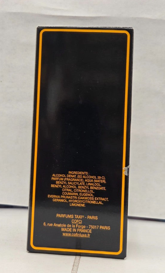 TAXI By FCOFINLUX For Men Eau De Toilette Spray 3.4 oz / 100 ml NIB