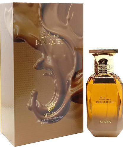 AFNAN DELICIOUS BOUQUET EAU DE PARFUM SPRAY FOR WOMEN 2.7 Oz / 80 ml BRAND NEW!