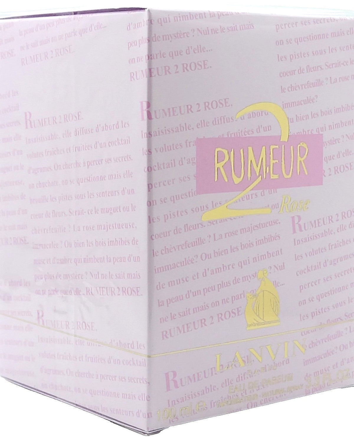 LANVIN RUMEUR 2 ROSE EAU DE PARFUM SPRAY FOR WOMEN 3.3 Oz / 100 ml BRAND NEW!!!