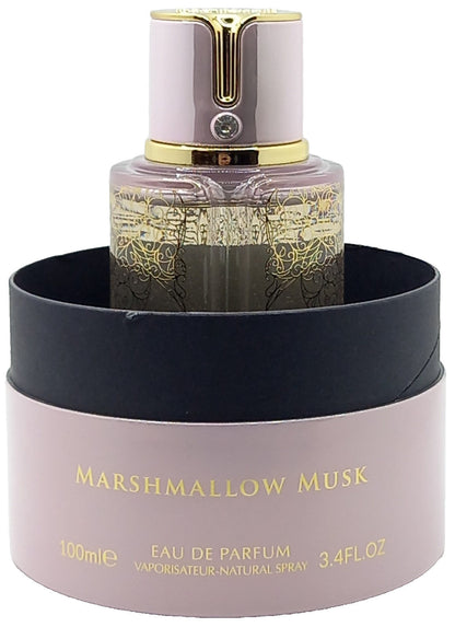 ARABIYAT PRESTIGE MARSHMALLOW MUSK EAU DE PARFUM SPRAY FOR WOMEN 3.4 Oz / 100 ml