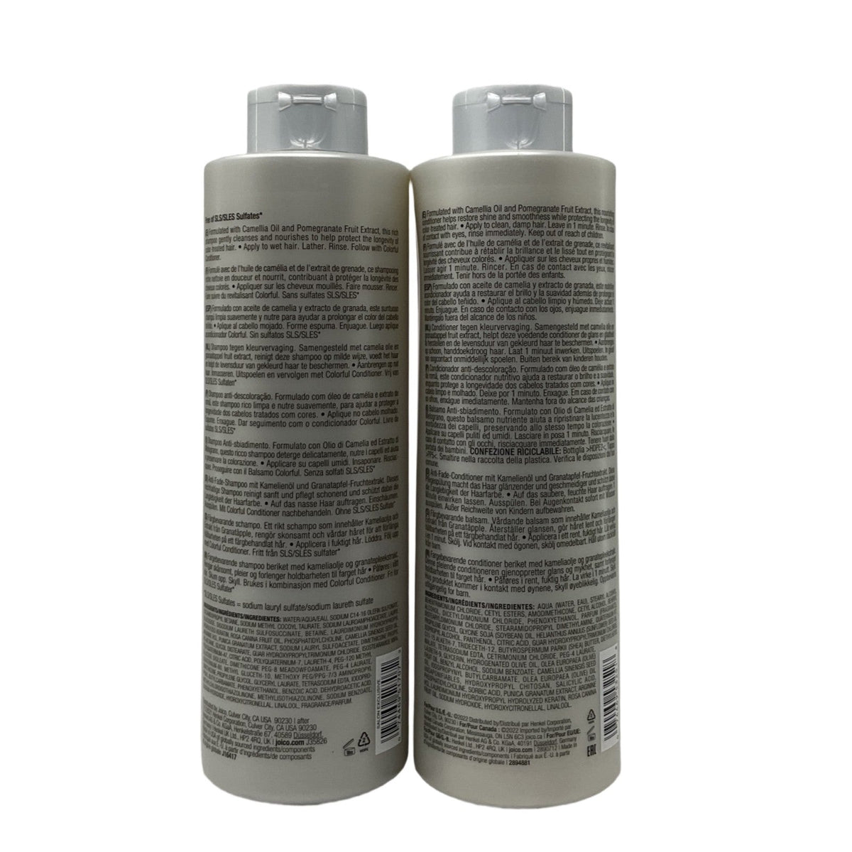 JOICO Colorful Anti-Fade Shampoo & Conditioner 33.8 oz Duo