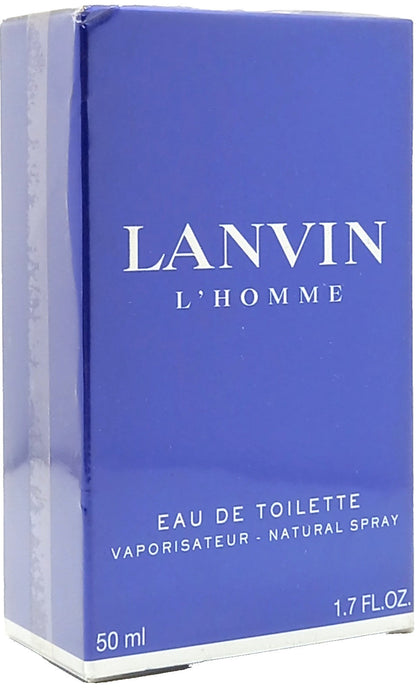 LANVIN L'HOMME EAU DE TOILETTE SPRAY FOR MEN 1.7 Oz / 50 ml BRAND NEW IN BOX!!!