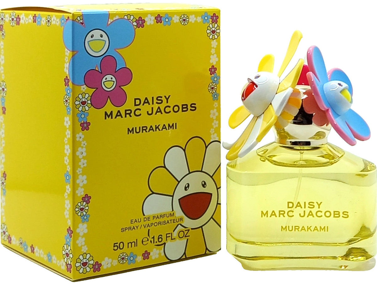 MARC JACOBS DAISY MURAKAMI YELLOW EAU DE PARFUM SPRAY FOR WOMEN 1.6 Oz / 50 ml