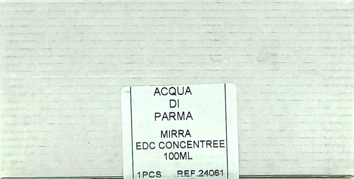 ACQUA DI PARMA COLONIA MIRRA EAU DE COLOGNE CONCENTREE SPRAY MEN 3.4 Oz / 100 ml
