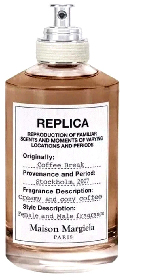 MAISON MARGIELA REPLICA COFFEE BREAK EAU DE TOILETTE SPRAY UNISEX 3.4 Oz / 100ml