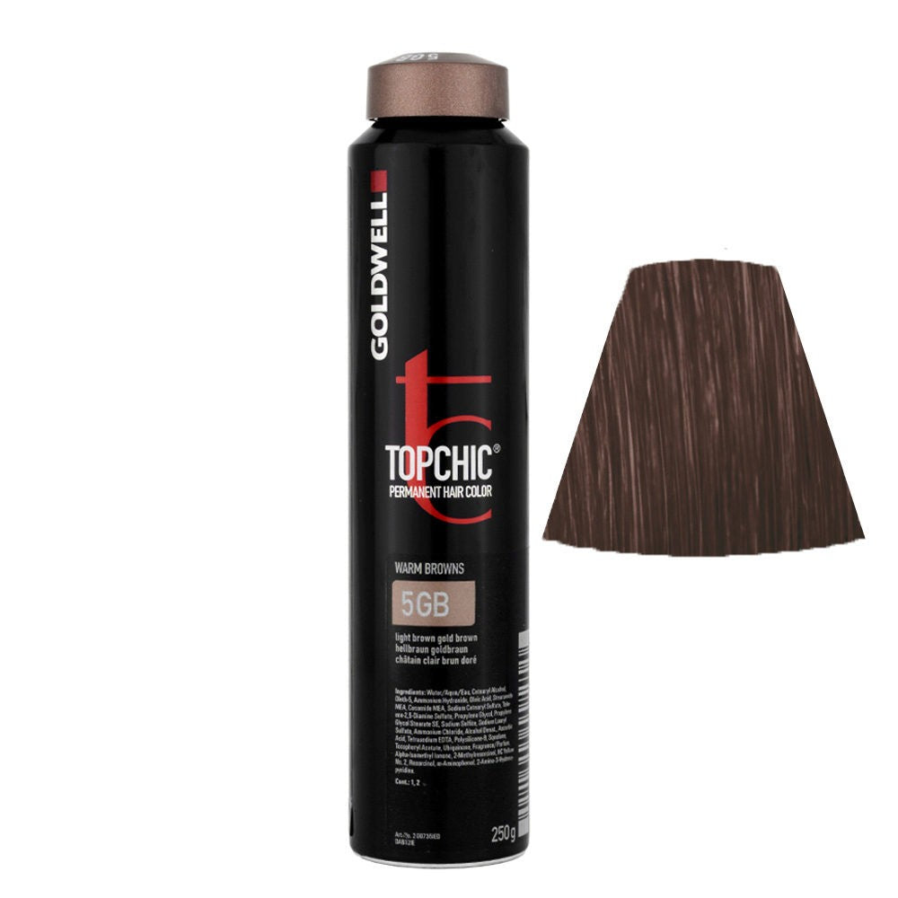 Goldwell Topchic Hair Color (Can) 5GB Light Brown Brown Gold 8.6 oz