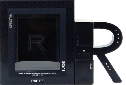 RIIFFS R SPECTRA R SURGE EXTRAIT DE PARFUM SPRAY FOR MEN 1.7 Oz / 50 ml x 2 pcs