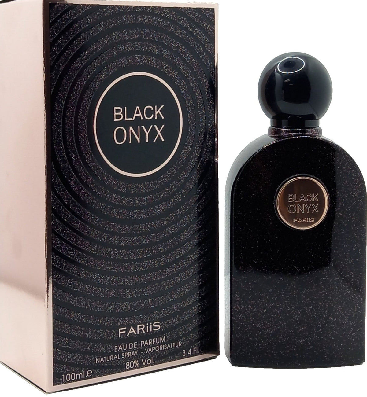 FARIIS BLACK ONYX EAU DE PARFUM SPRAY FOR WOMEN 3.4 Oz / 100 ml BRAND NEW ITEM!