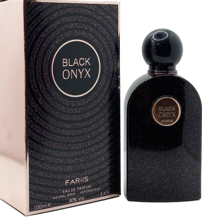 FARIIS BLACK ONYX EAU DE PARFUM SPRAY FOR WOMEN 3.4 Oz / 100 ml BRAND NEW ITEM!