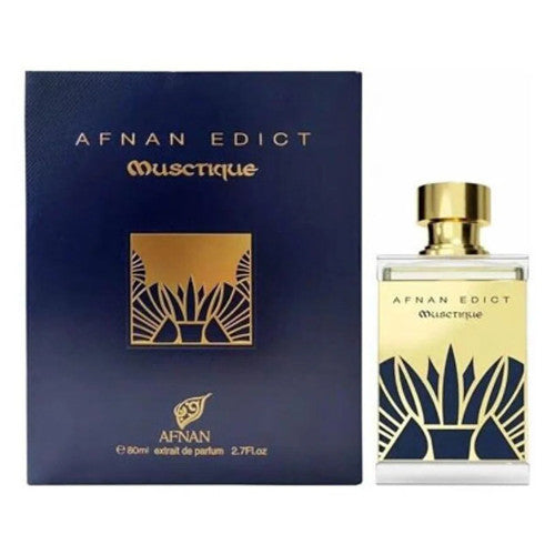 Afnan Edict Musctique 2.7 Extrait De Parfum Cologne Perfume Unisex New