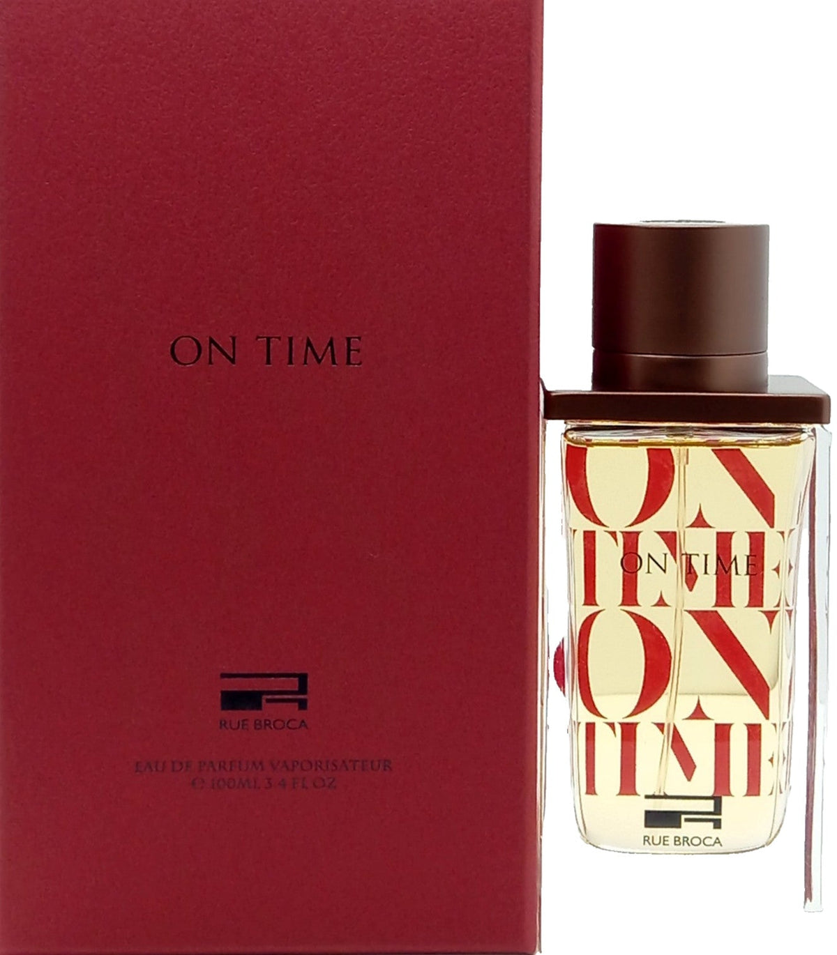 RUE BROCA ON TIME POUR FEMME EAU DE PARFUM SPRAY FOR WOMEN 3.4 Oz / 100 ml NEW!