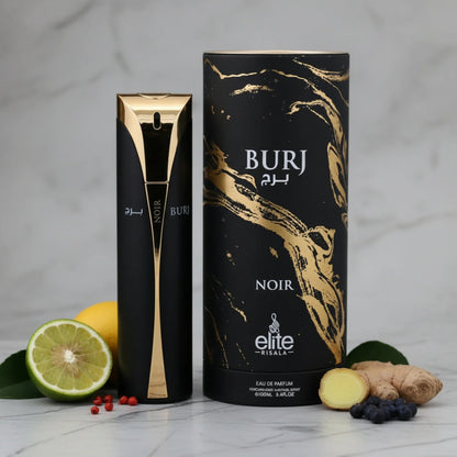 Risala Elite Burj Noir EDP Unisex Spray 3.4 oz 100ml New Box