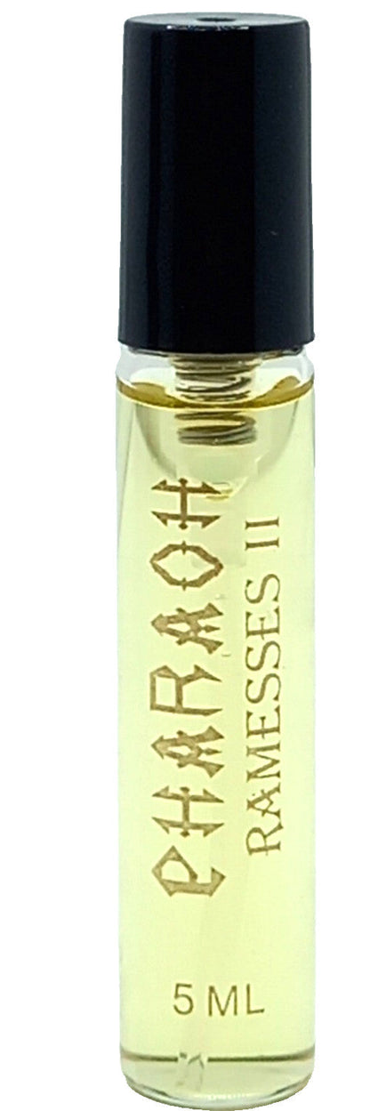 BHARARA PHARAOH RAMESSES II PARFUM SPRAY VIAL UNISEX 0.17 Oz NEW SAMPLE SIZE!!!