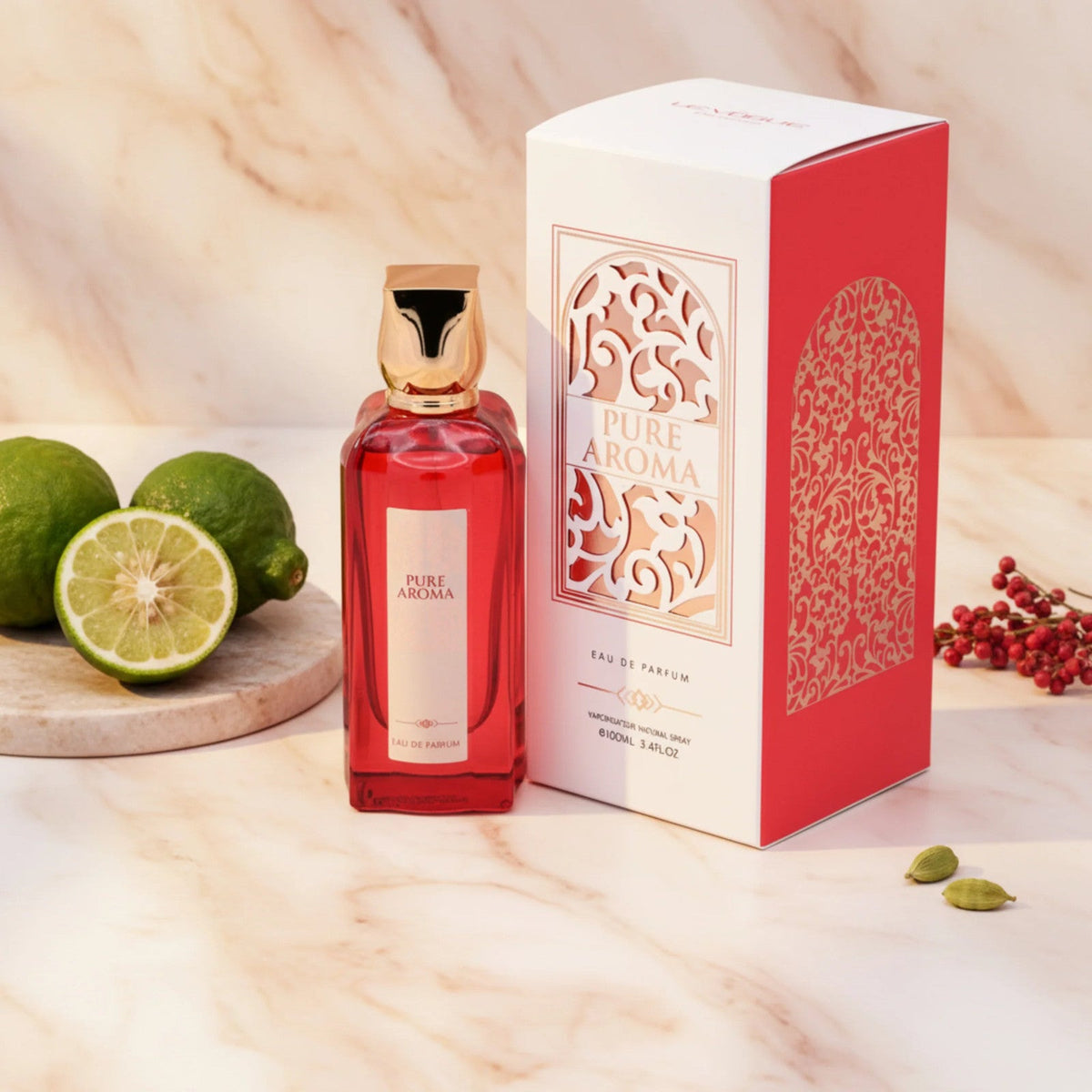 Le Vogue Pure Aroma EDP Spray Women 3.4 oz 100ml New Box