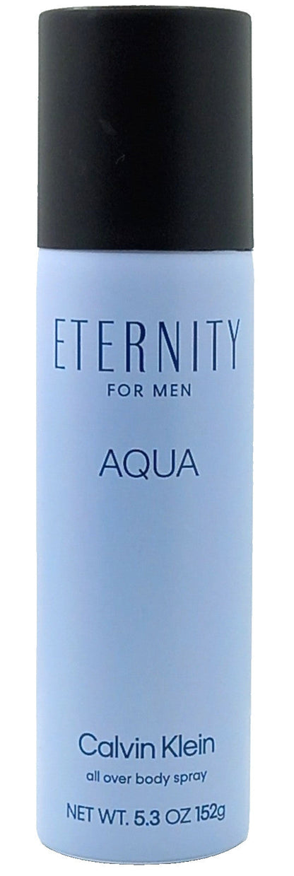 CALVIN KLEIN ETERNITY AQUA FOR MEN ALL OVER BODY SPRAY 5.3 Oz / 152 g BRAND NEW!