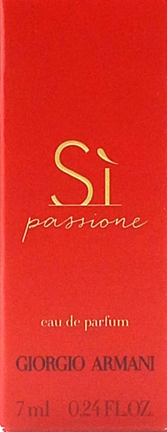 GIORGIO ARMANI SI PASSIONE EAU DE PARFUM MINI SPLASH FOR WOMEN 0.24 Oz / 7 ml