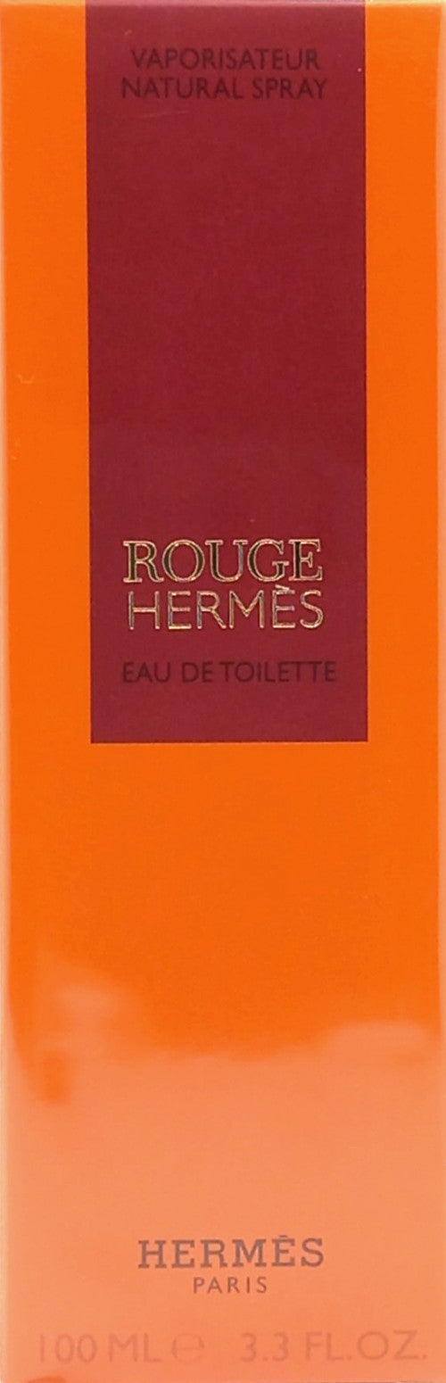 HERMES ROUGE HERMES EAU DE TOILETTE SPRAY FOR WOMEN 3.3 Oz / 100 ml BRAND NEW!!!