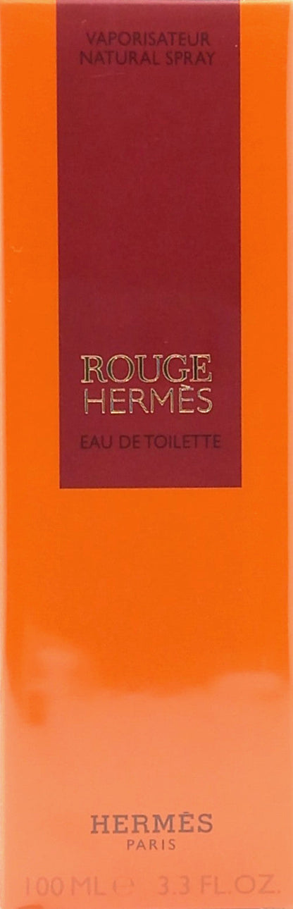 HERMES ROUGE HERMES EAU DE TOILETTE SPRAY FOR WOMEN 3.3 Oz / 100 ml BRAND NEW!!!
