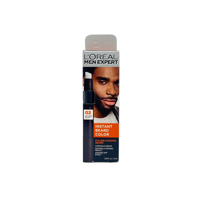 Loreal Men Expert Instant Temporary Beard Color, 02 Natural Black 0.05 oz