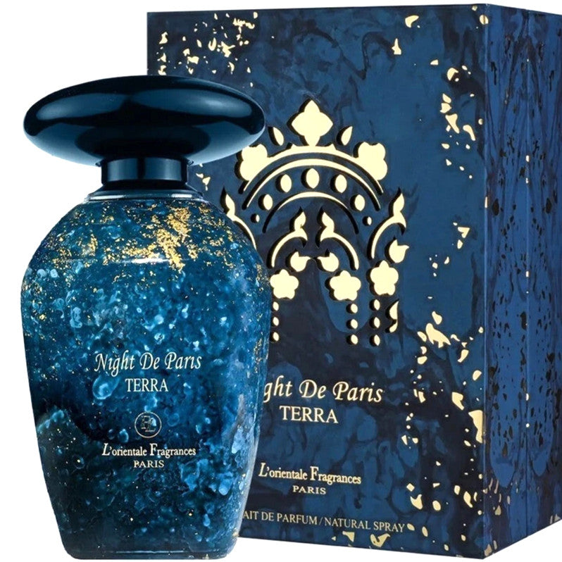 L'ORIENTALE NIGHT DE PARIS TERRA EXTRAIT DE PARFUM UNISEX 3.3 Oz / 100 ml NEW!