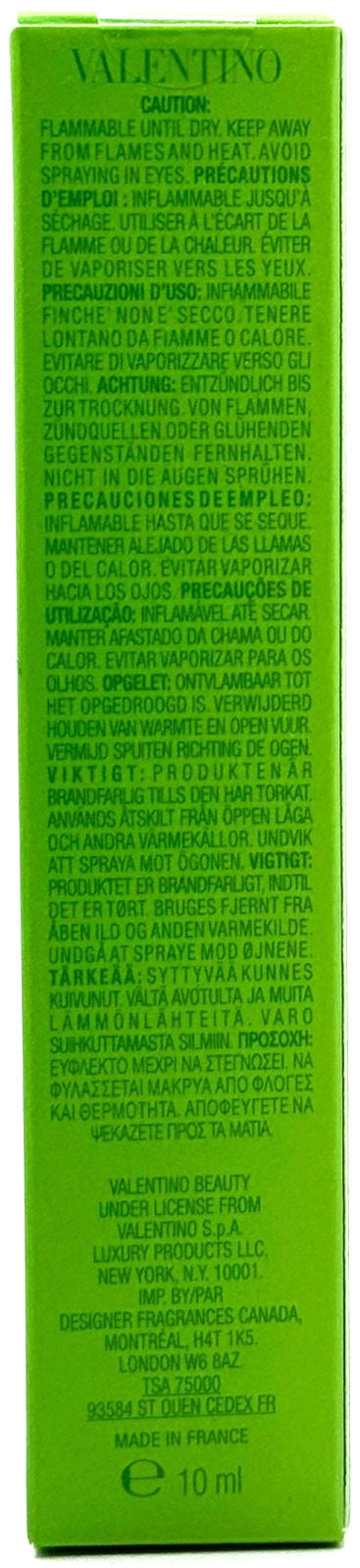 VALENTINO DONNA BORN IN ROMA GREEN STRAVAGANZA EDP SPRAY WOMEN 0.33 Oz / 10 ml