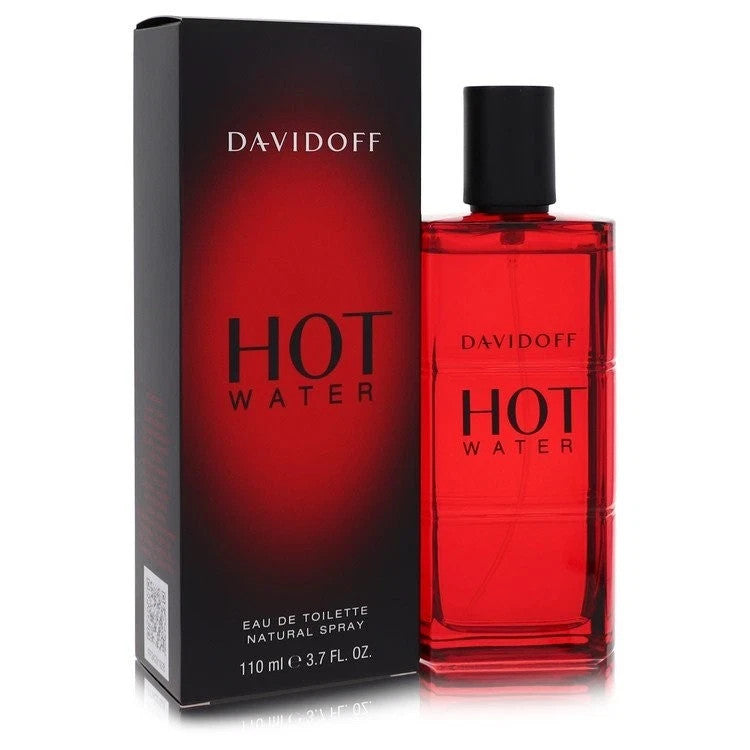 Hot Water by Davidoff Eau De Toilette Spray 3.7 oz /  110 ml Men