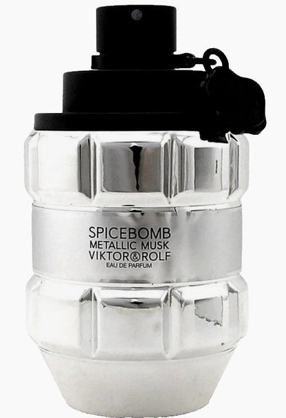 VIKTOR & ROLF SPICEBOMB METALLIC MUSK EAU DE PARFUM SPRAY FOR MEN 3.04 Oz / 90ml