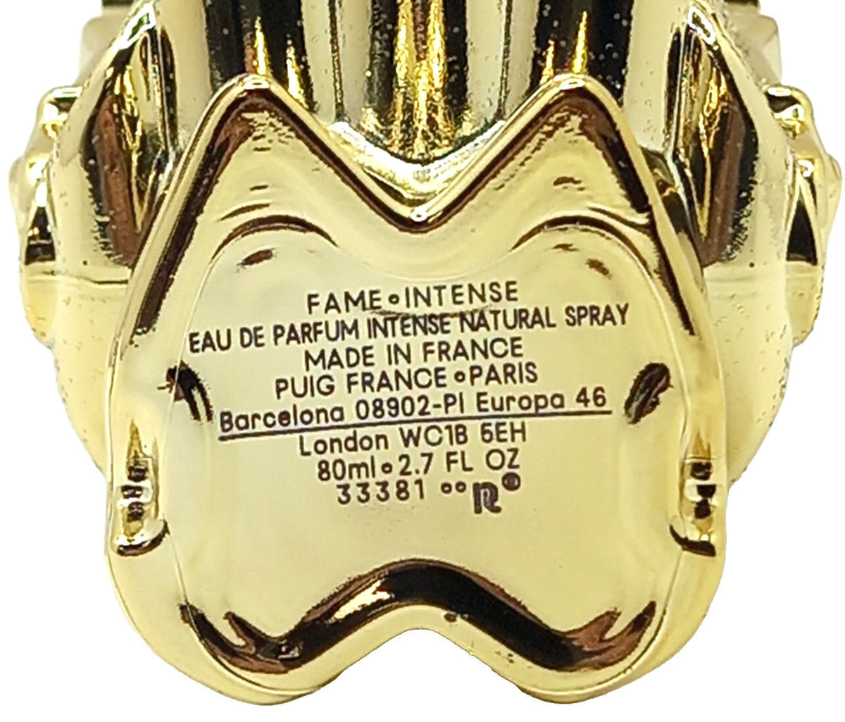 PACO RABANNE FAME INTENSE EAU DE PARFUM SPRAY FOR WOMEN 2.7 Oz / 80 ml BRAND NEW