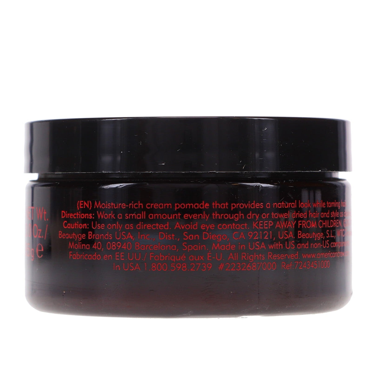 American Crew CREAM Pomade 3 oz, RED Pack