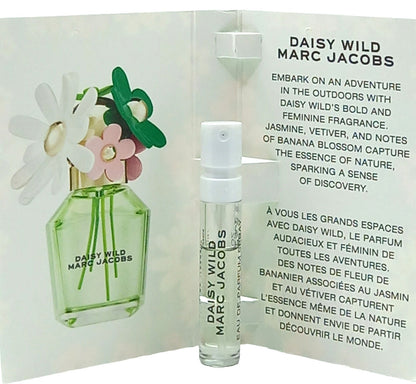 MARC JACOBS DAISY WILD EAU DE PARFUM VIAL SPRAY FOR WOMEN 0.04 Oz SAMPLE SIZE!!!