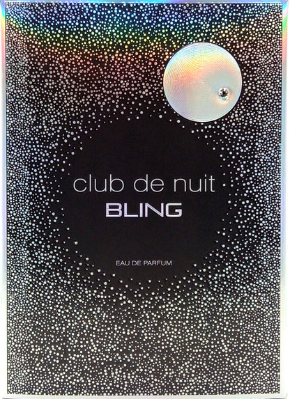 ARMAF CLUB DE NUIT BLING EAU DE PARFUM SPRAY UNISEX 2.5 Oz / 75 ml BRAND NEW!!!