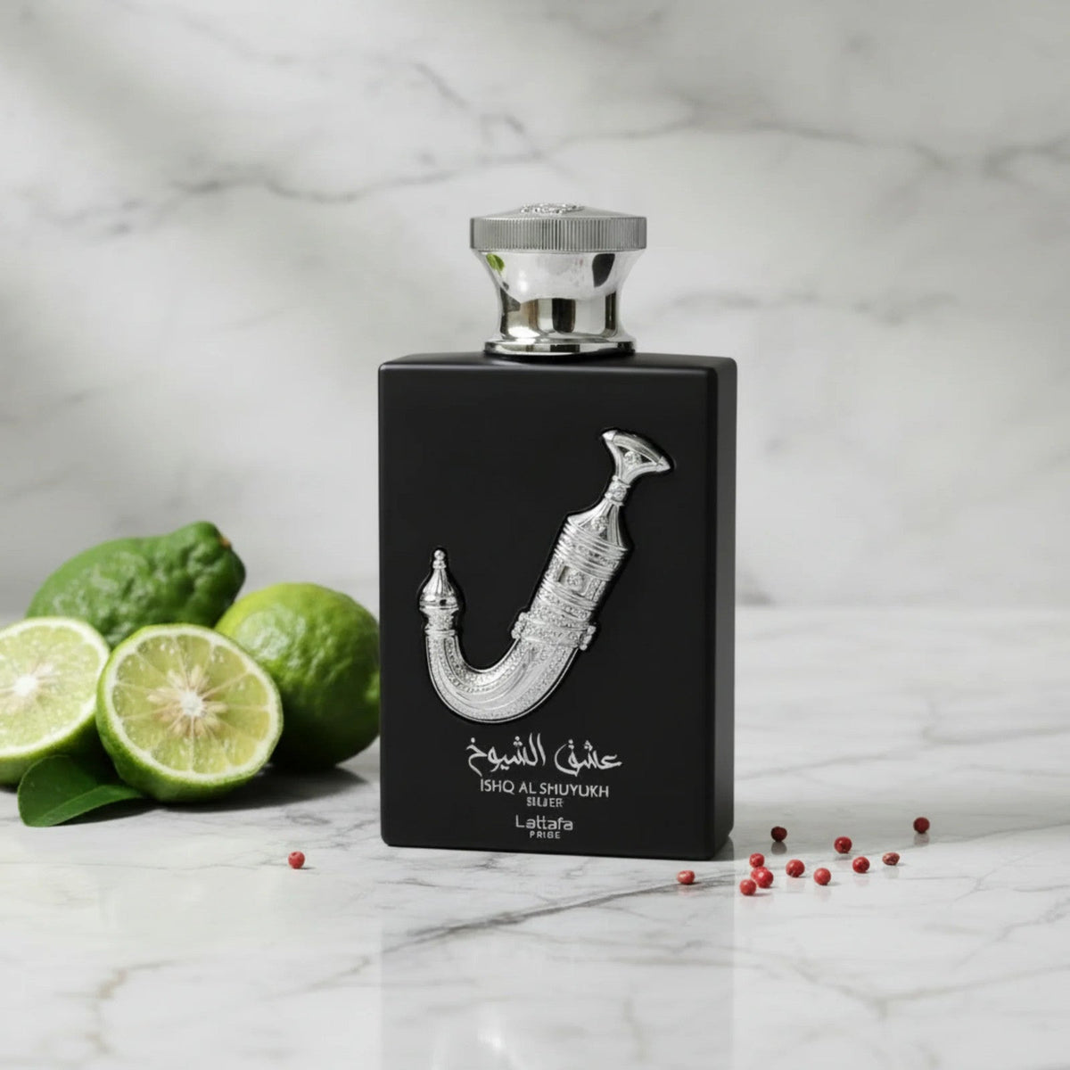 Lattafa Ishq Al Shuyukh Silver EDP Spray Unisex 3.4 oz New Box