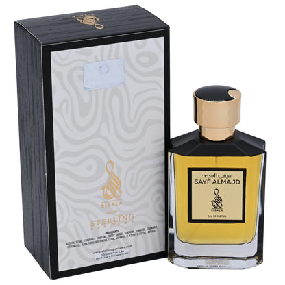 Risala Sayf Almajd Eau de Parfum Spray for Men 3.4 oz (105 ml) New Retail Box