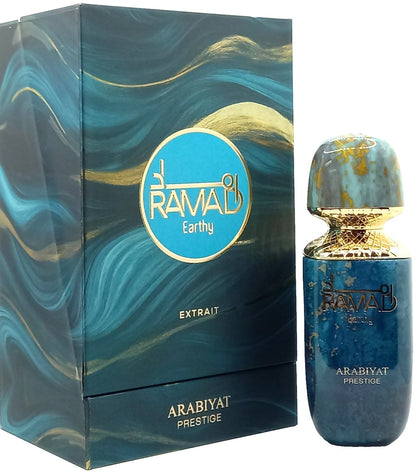ARABIYAT PRESTIGE RAMAD EARTHY EXTRAIT DE PARFUM SPRAY UNISEX 3.4 Oz / 100 ml