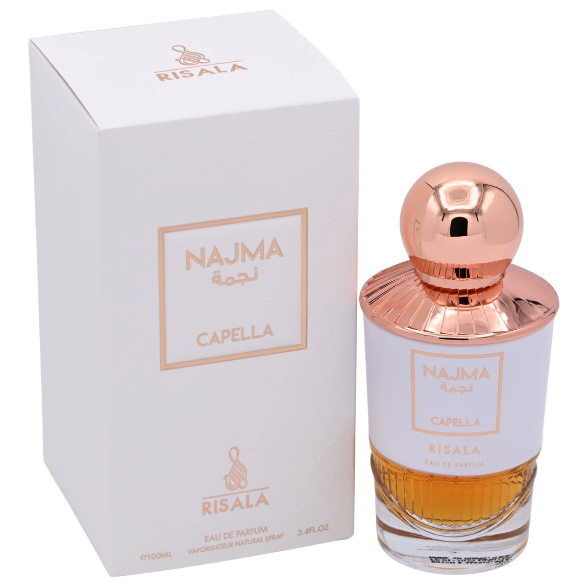 Risala Najma Capella Eau de Parfum Spray Unisex 3.4 oz (100 ml) New Retail Box