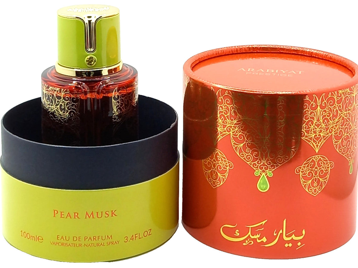ARABIYAT PRESTIGE PEAR MUSK EAU DE PARFUM SPRAY UNISEX 3.4 Oz / 100 ml BRAND NEW
